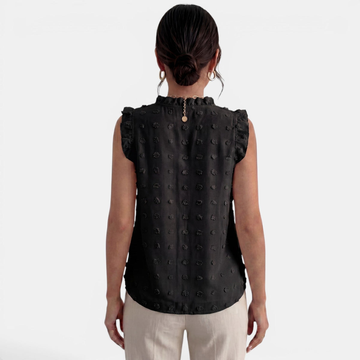 Blusa Mujer Volantes Elegante