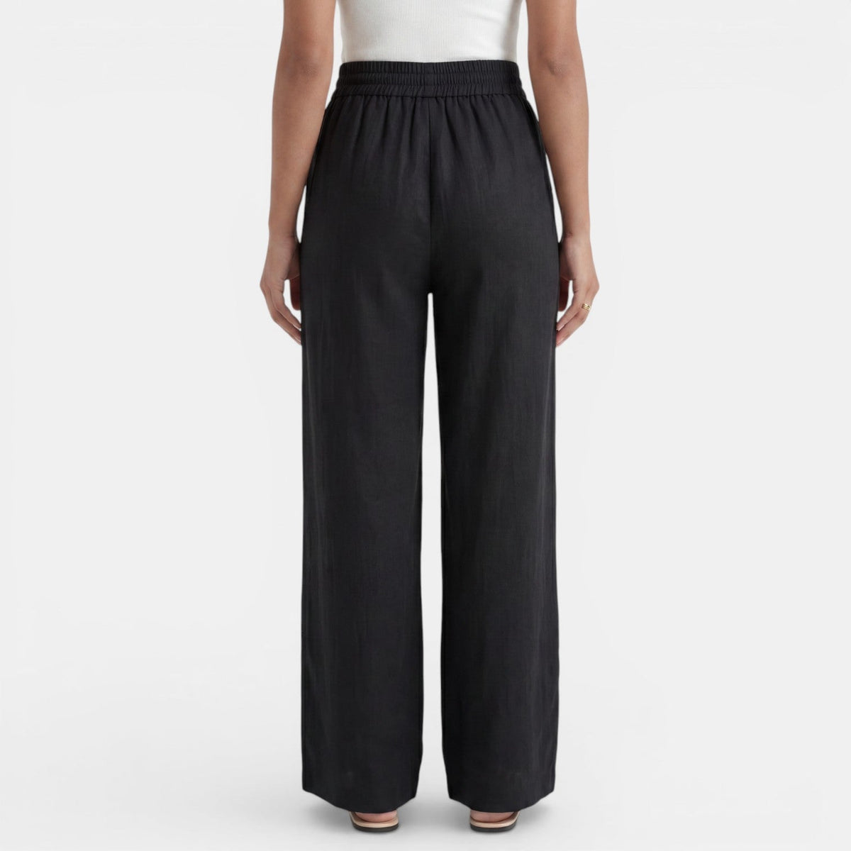 Pantalón Lino Mujer Ancho