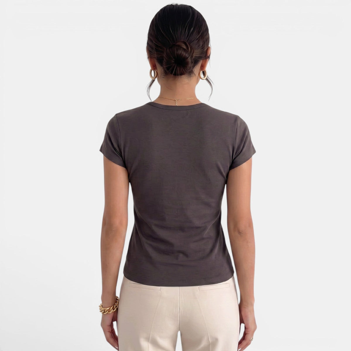 Camiseta Mujer Cuello U