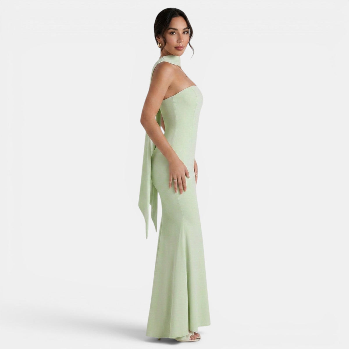 Vestido Largo Mujer Fiesta Halter