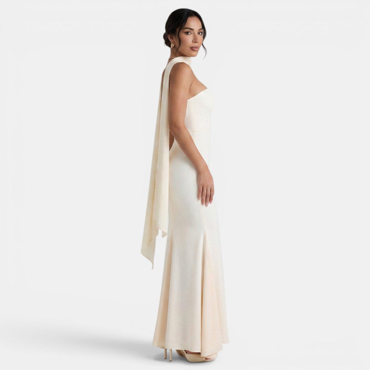 Vestido Largo Mujer Fiesta Halter
