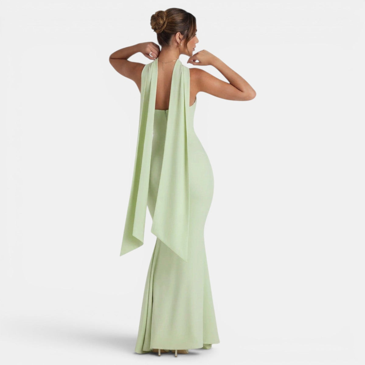 Vestido Largo Mujer Fiesta Halter