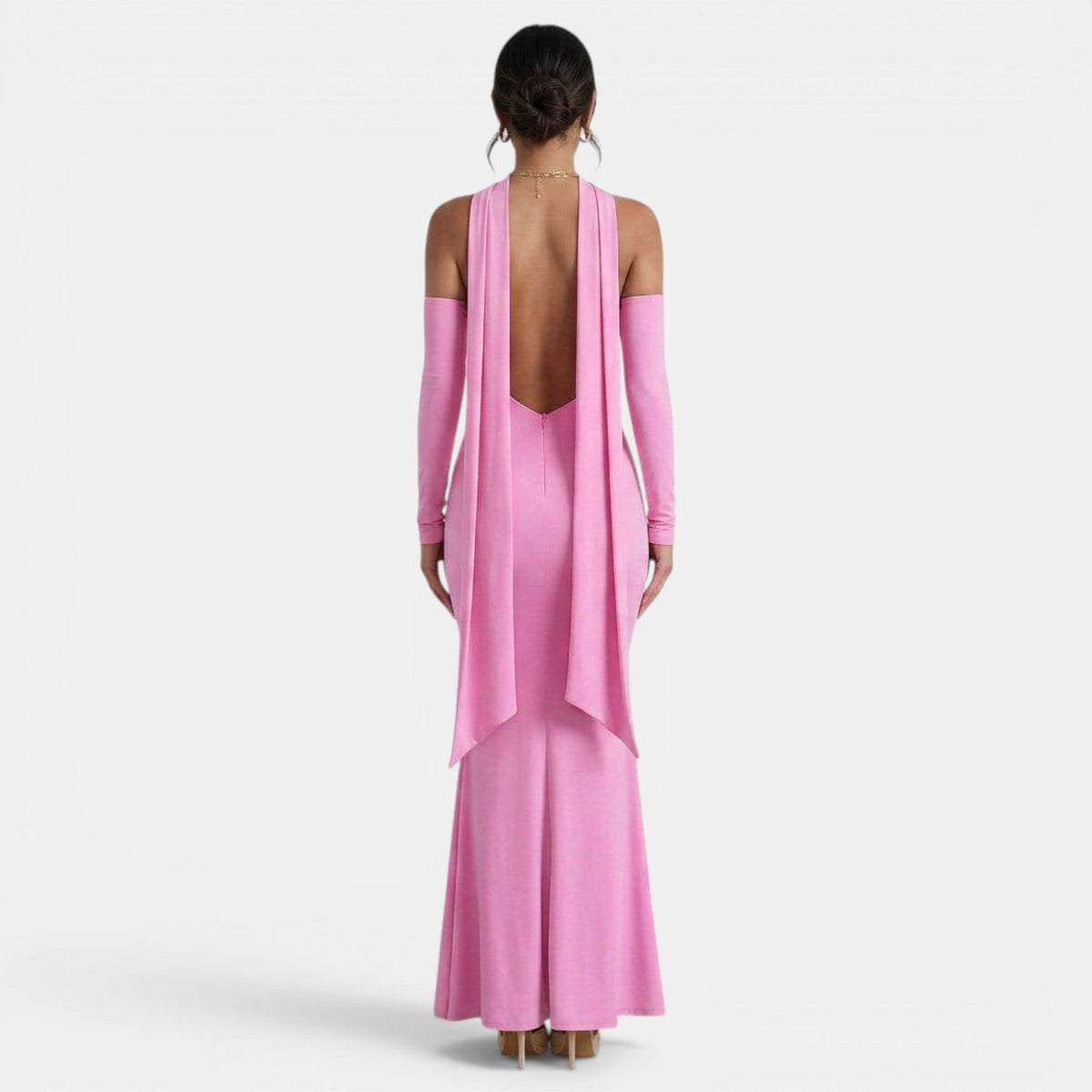 Vestido Largo Mujer Fiesta Halter