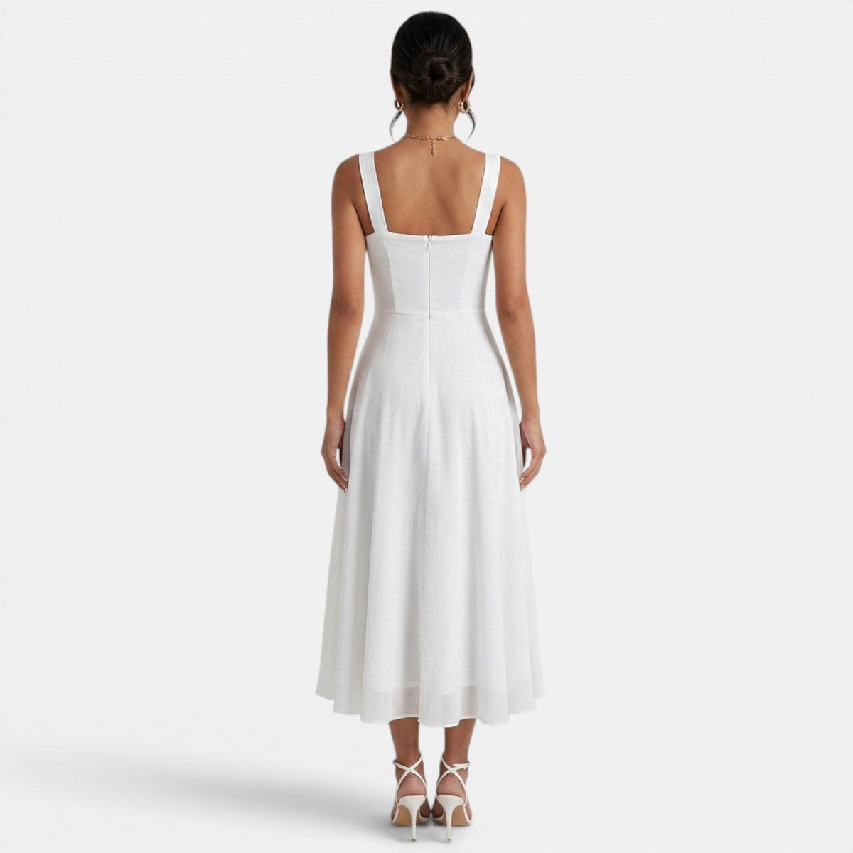 Vestido Midi Verano Elegante Mujer