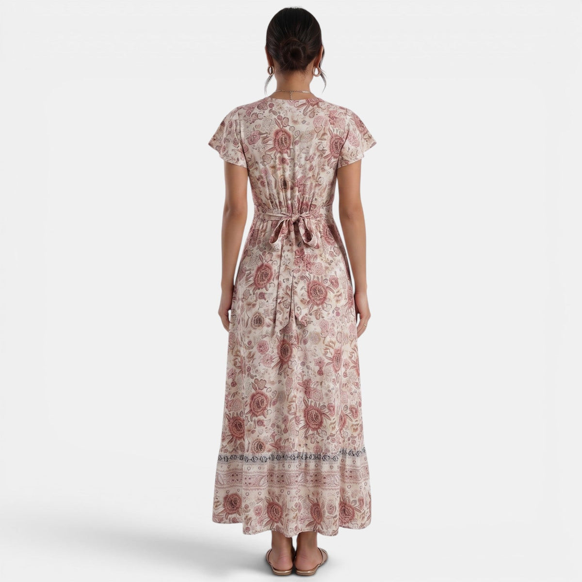 Vestido Largo Floral Mujer