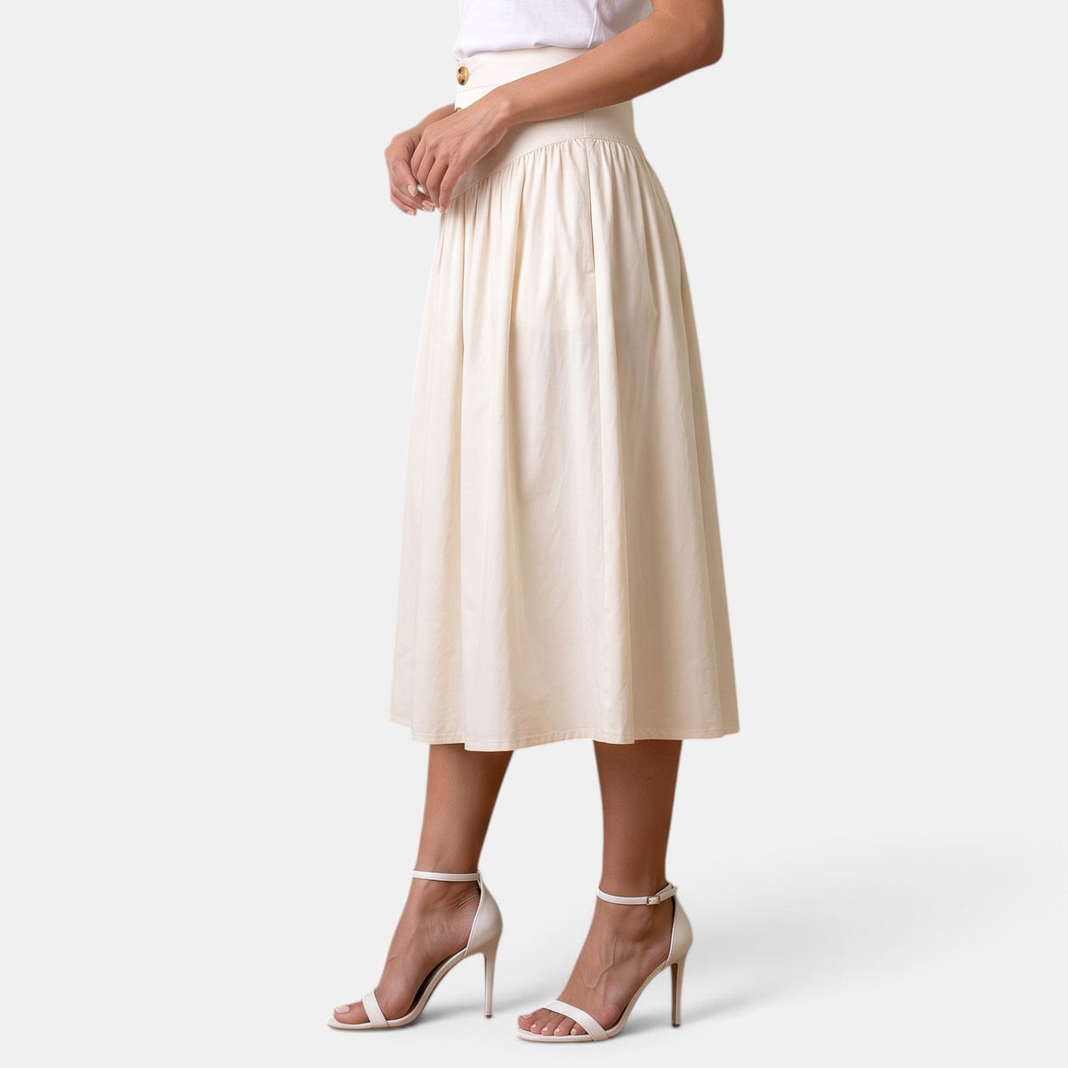 Falda Midi Mujer Línea A
