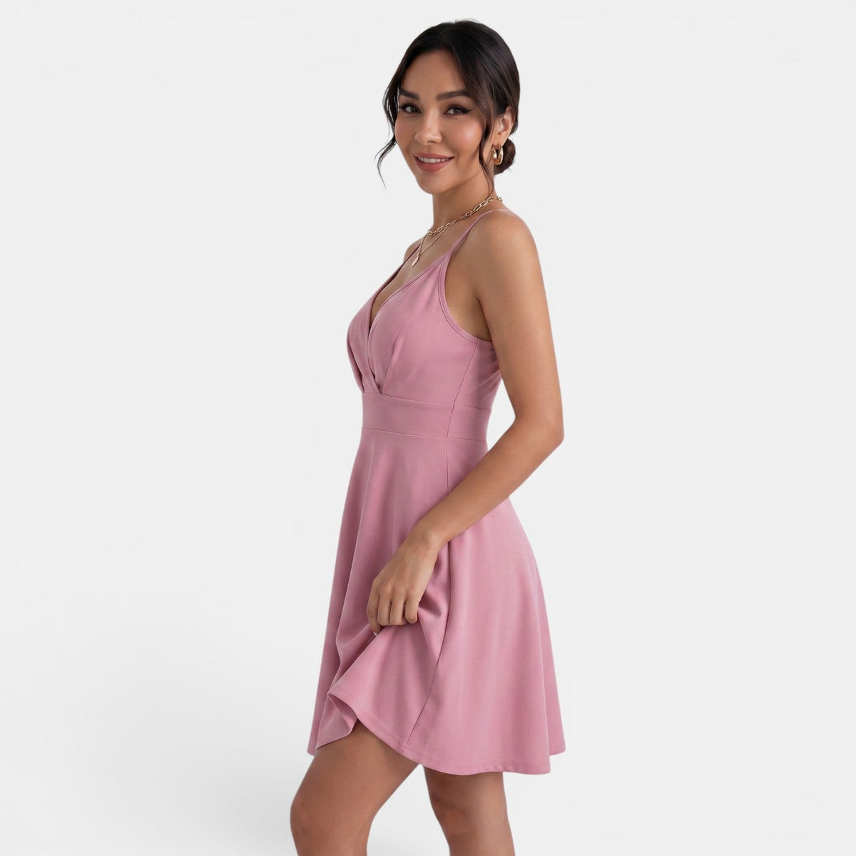 Vestido Midi Floral Mujer Verano