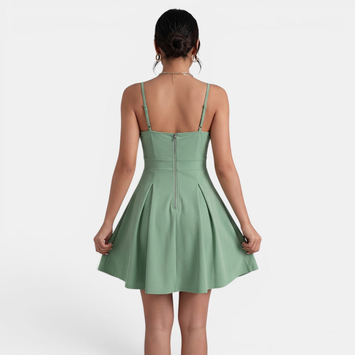 Vestido Midi Floral Mujer Verano