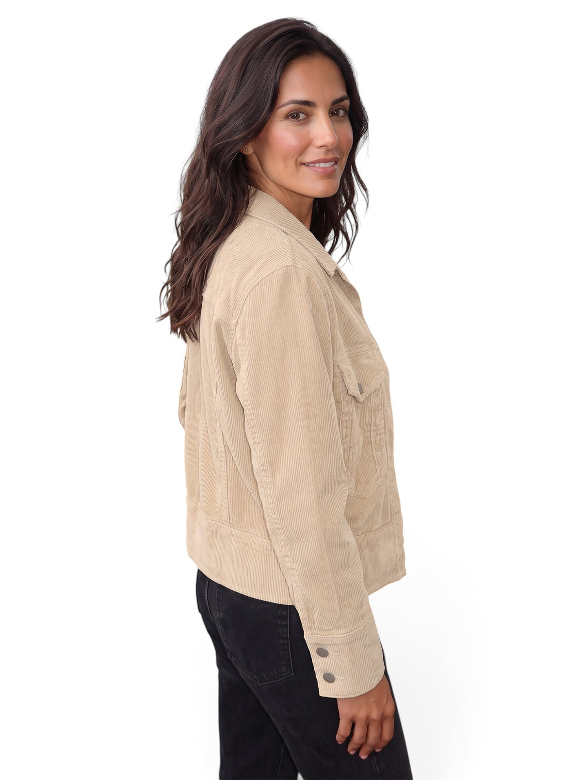 Chaqueta Mujer Casual de Corte Relajado y Versátil