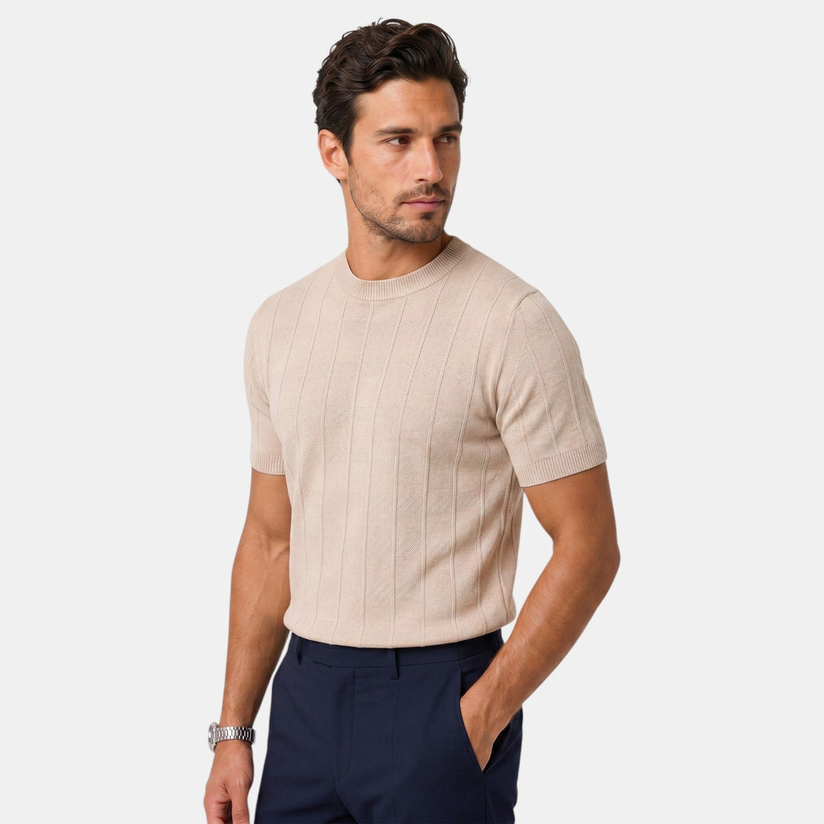 Camiseta Hombre Premium Slim Fit – Ligera y Fresca