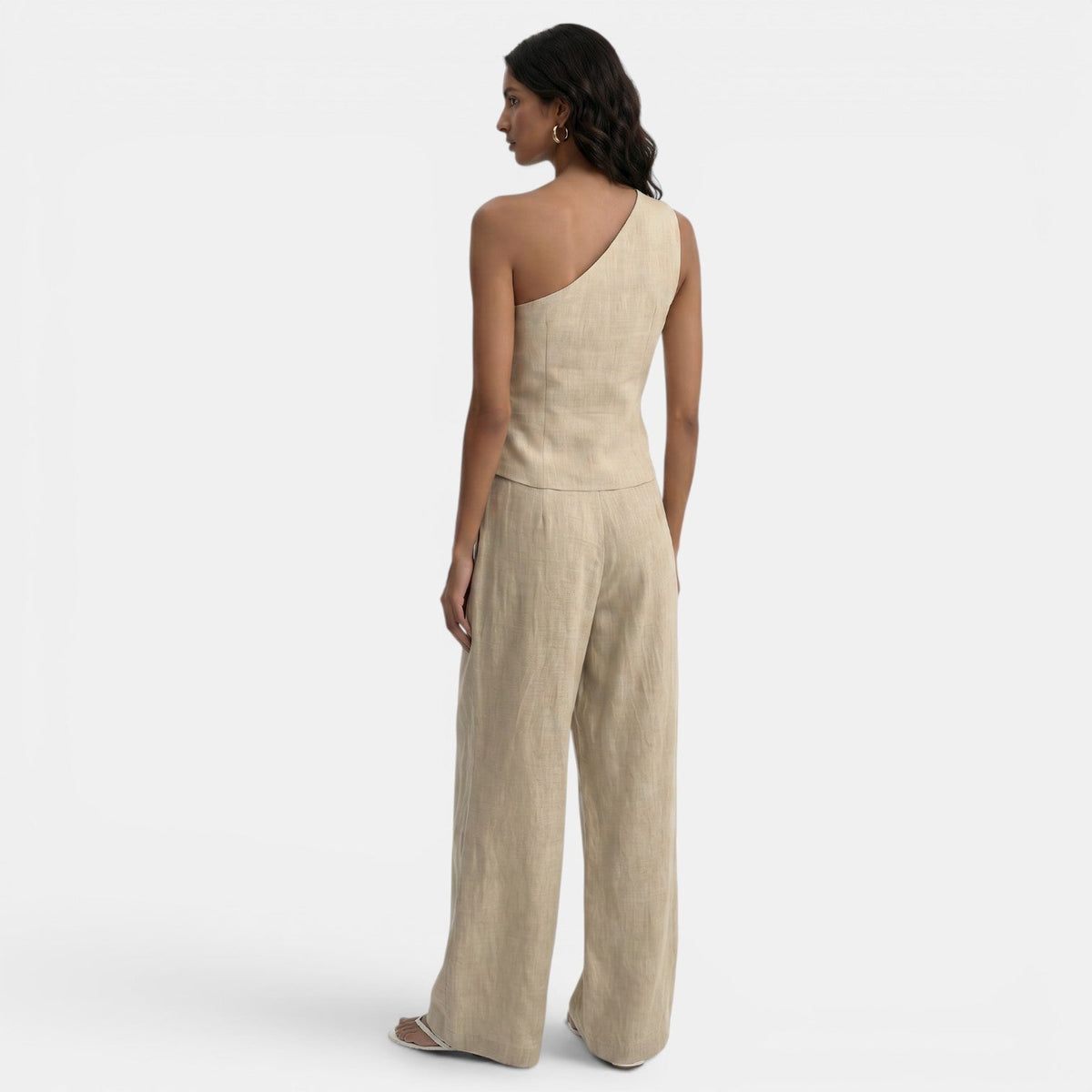 Conjunto Chaleco y Pantalón Lino