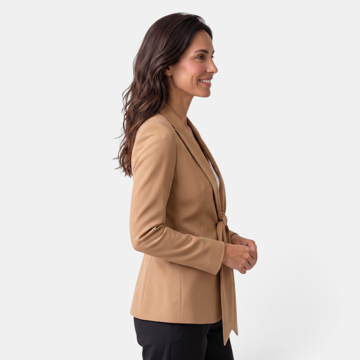 Blazer Mujer Holgado con Solapa