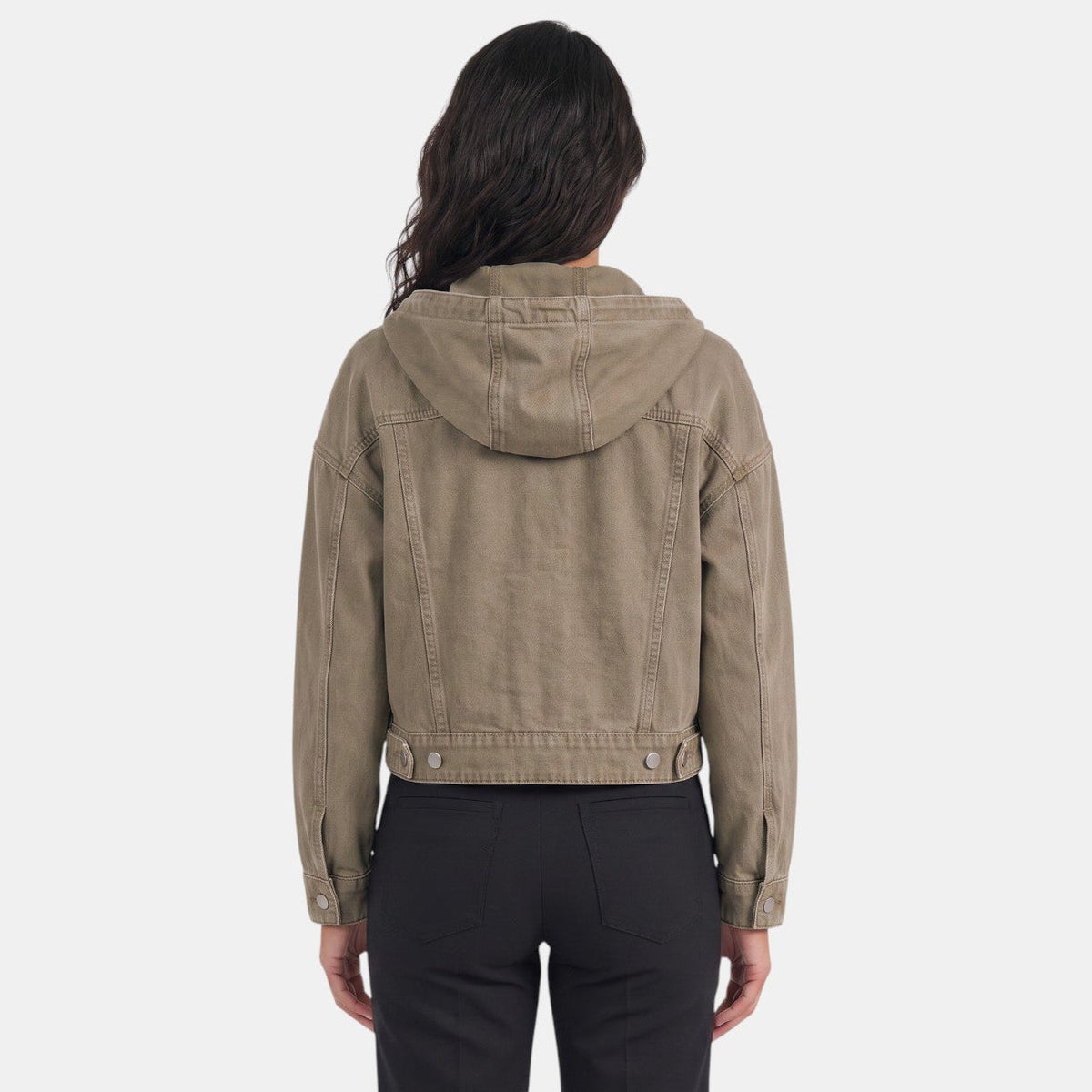 Chaqueta Vaquera Mujer Premium con Capucha