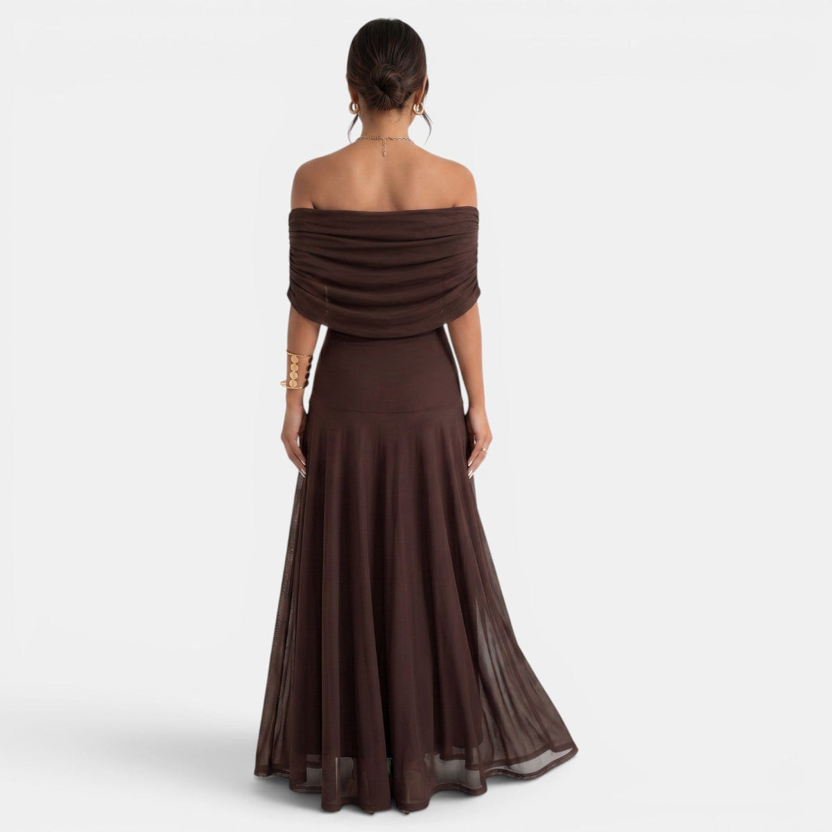 Vestido Largo Mujer Un Hombro