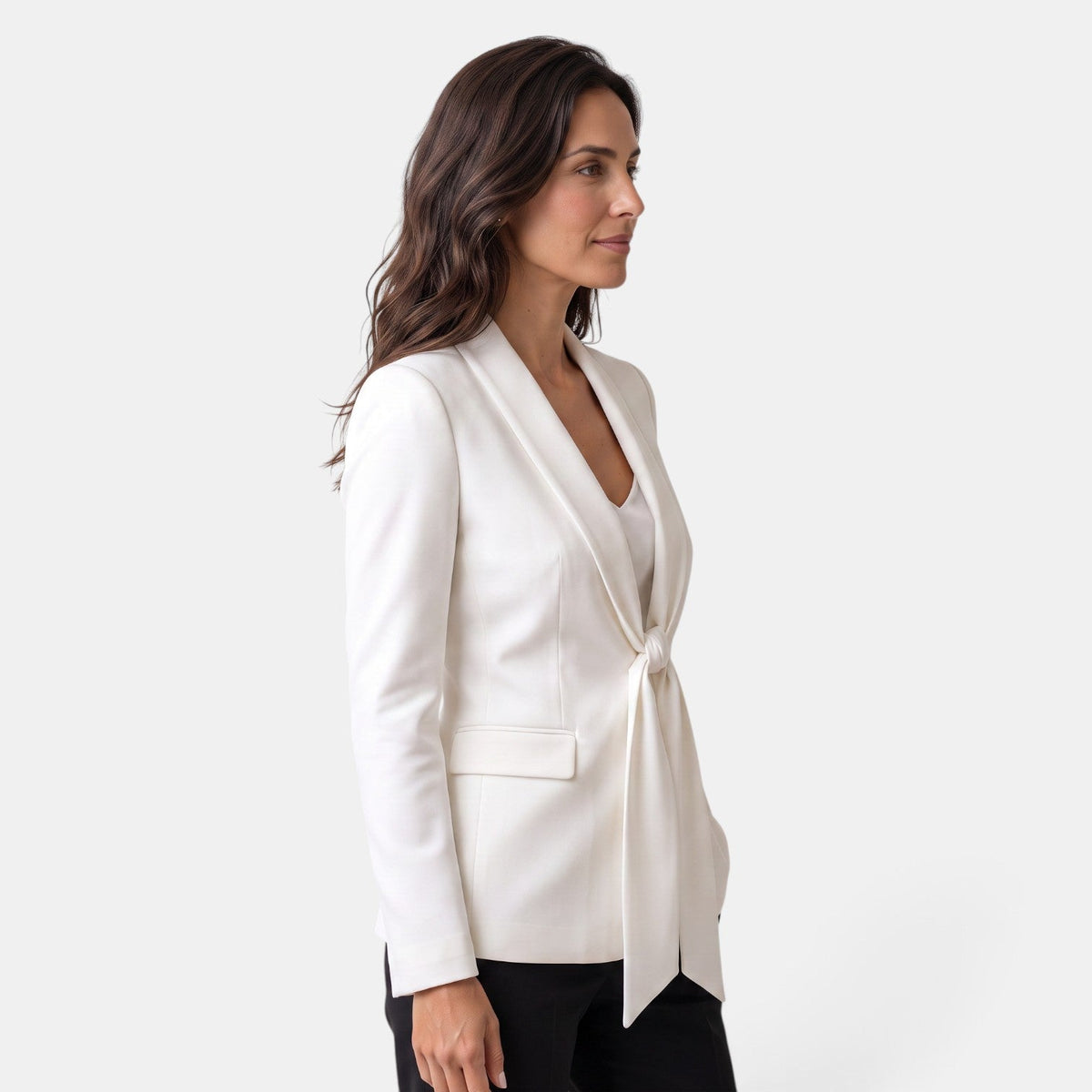 Blazer Mujer Holgado con Solapa