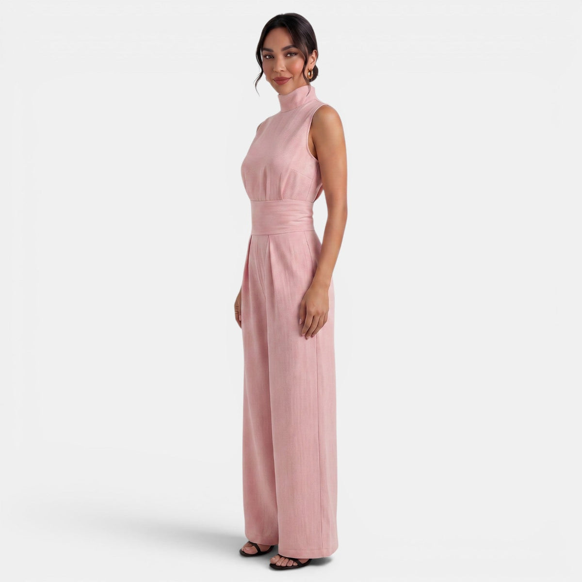 Conjunto Mujer Algodón Lino Sin Mangas