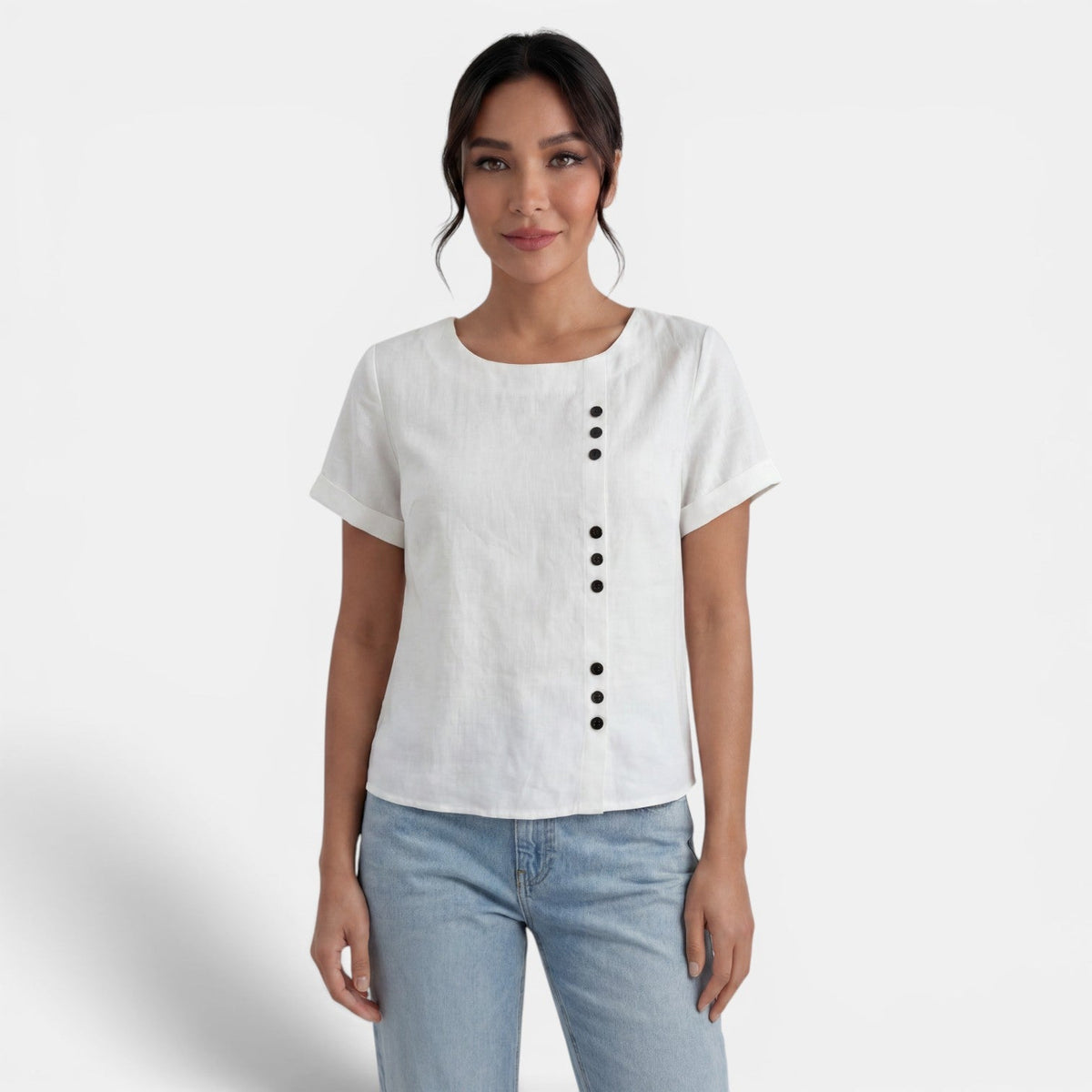 Camiseta Mujer Algodón Manga Corta
