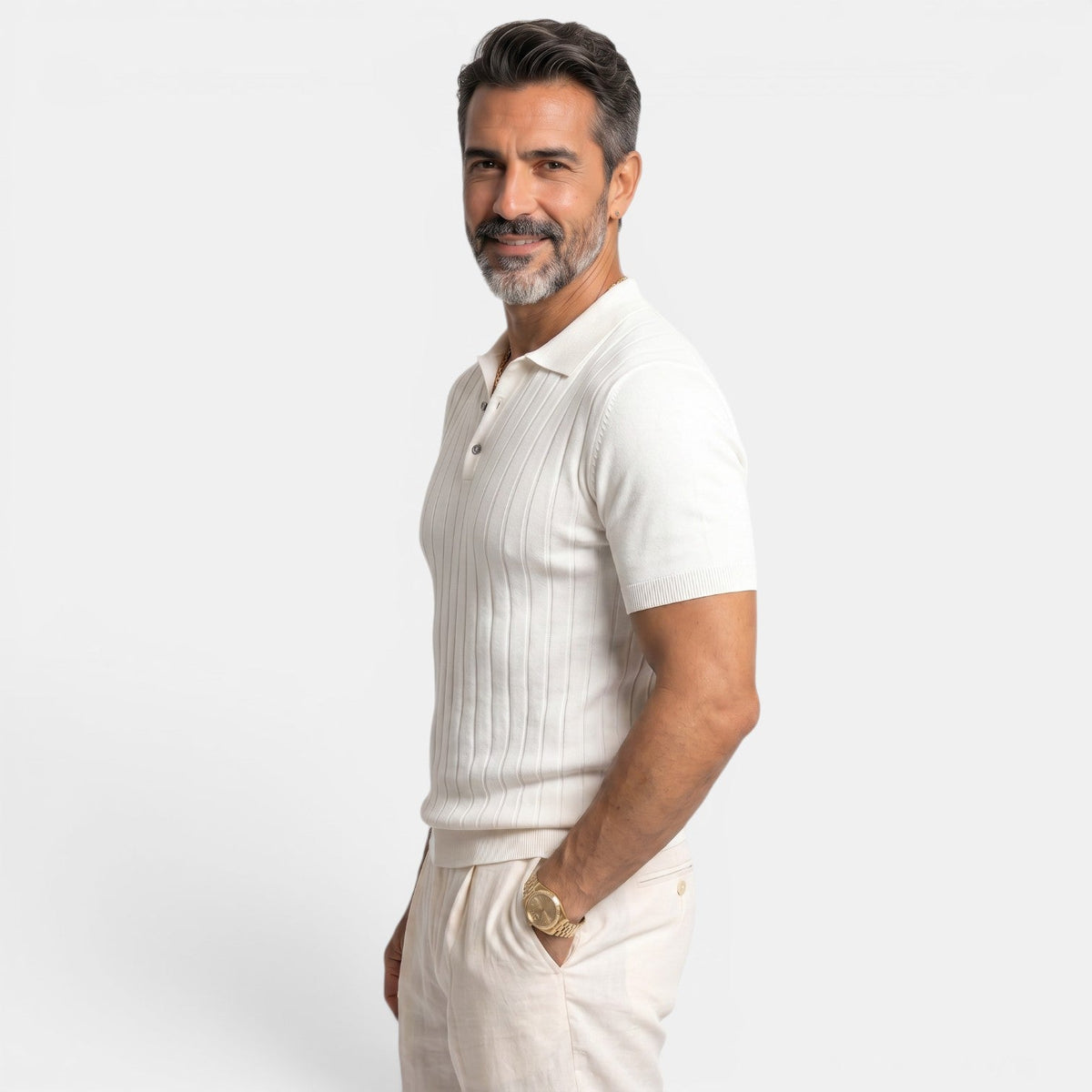 Polo Hombre Lana Premium
