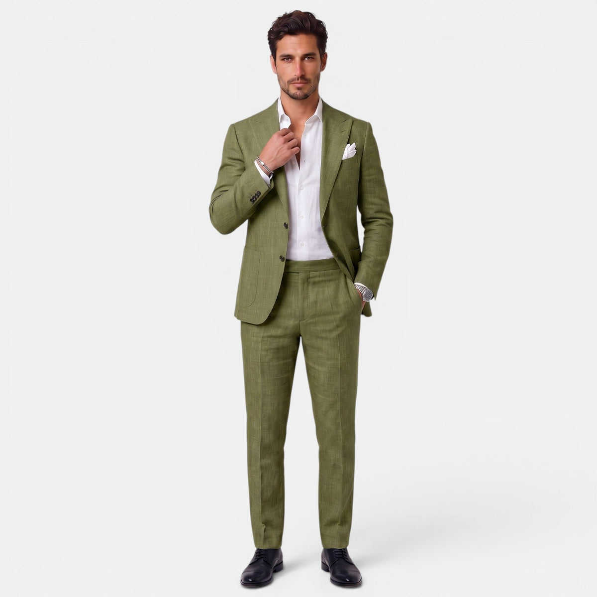 Traje Hombre Estampado Elegante