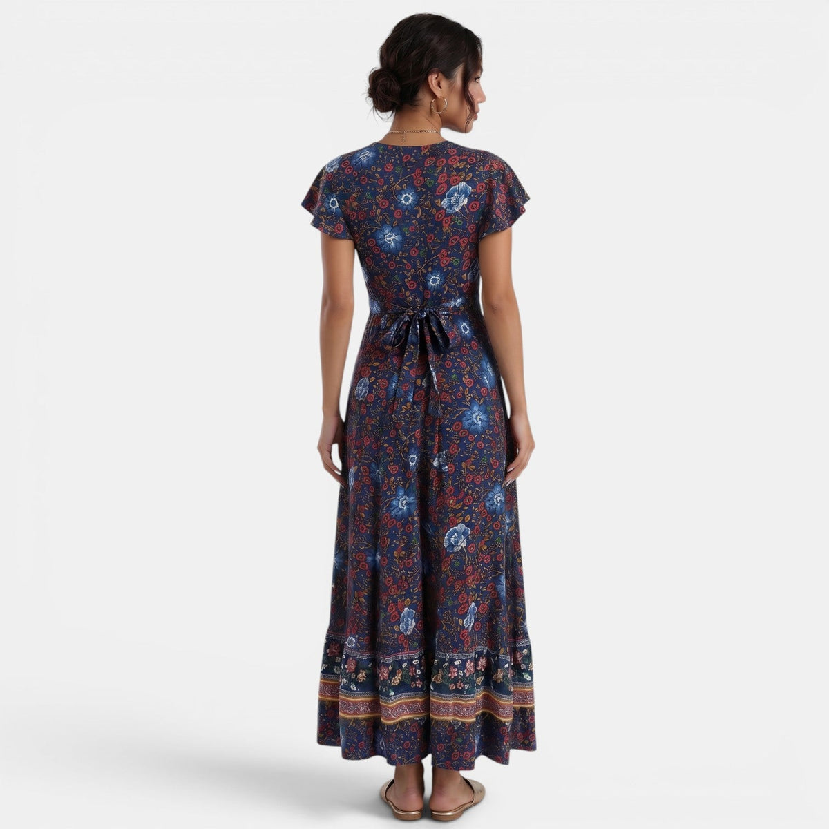Vestido Largo Floral Mujer