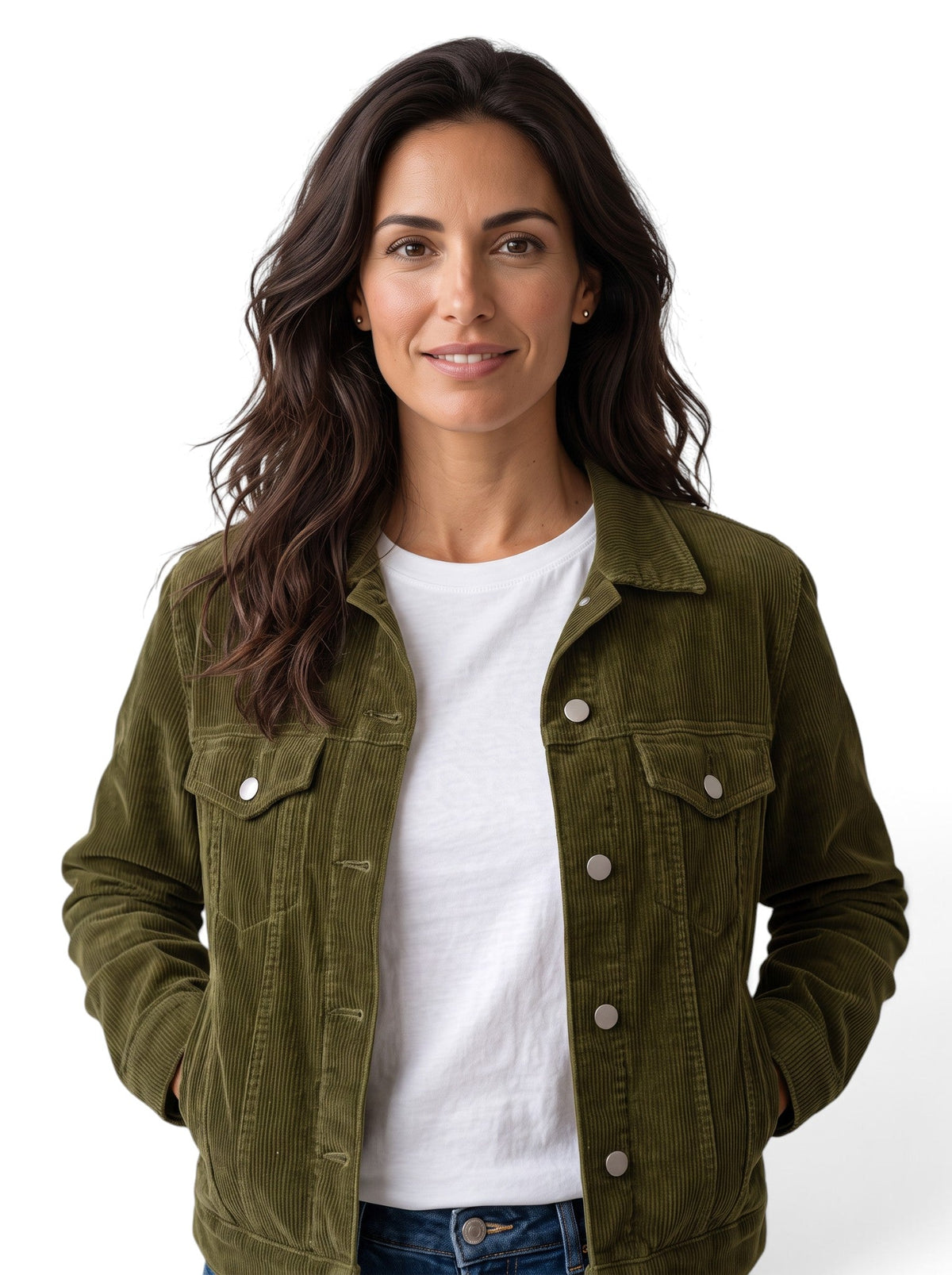 Chaqueta Mujer Casual de Corte Relajado y Versátil
