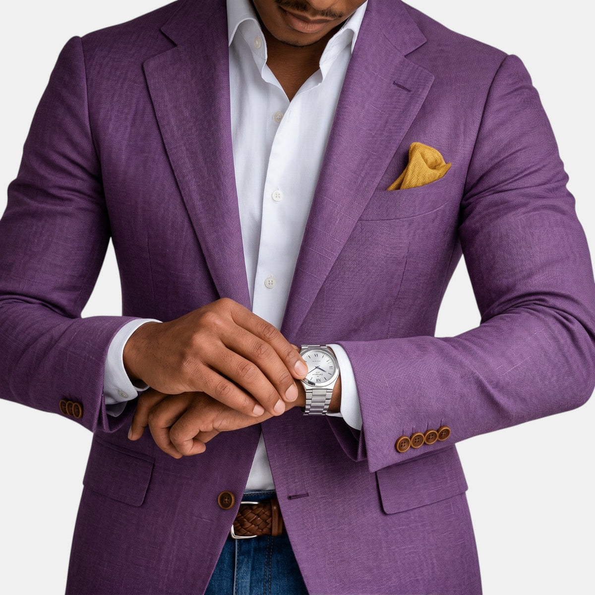 Blazer Hombre Slim Fit Premium – Americana Elegante Ligera con Solapa Clásica