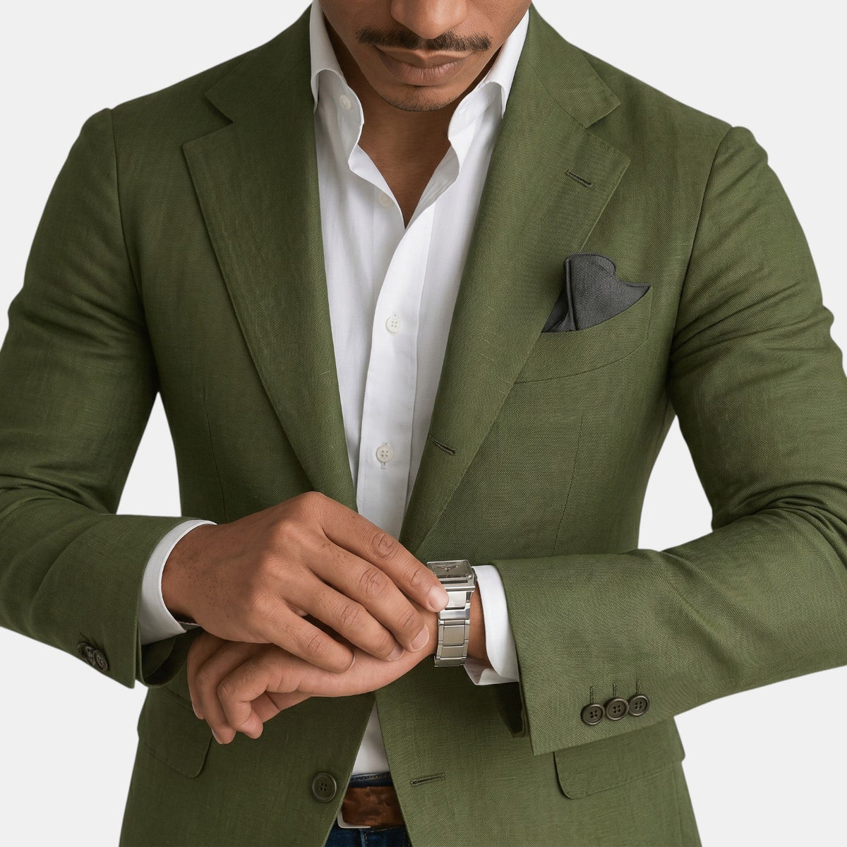 Blazer Hombre Slim Fit Premium – Americana Elegante Ligera con Solapa Clásica