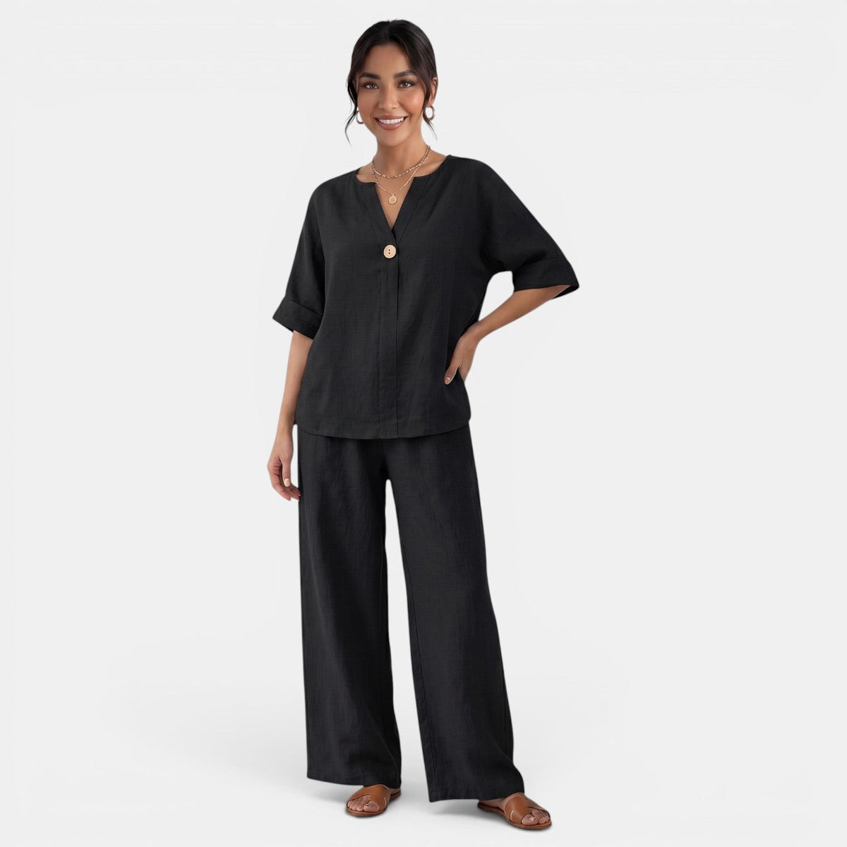 Conjunto Mujer Elegante Pantalón