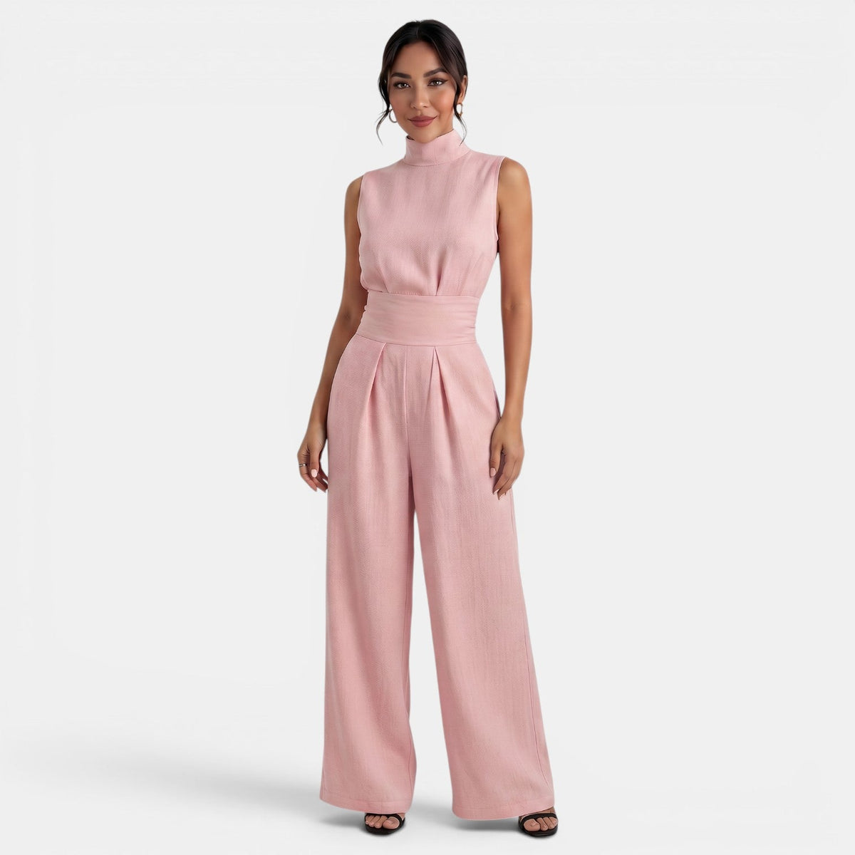Conjunto Mujer Algodón Lino Sin Mangas