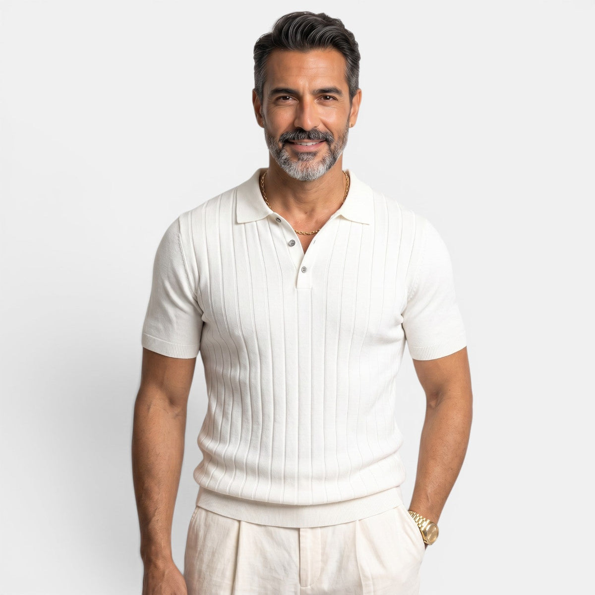 Polo Hombre Lana Premium