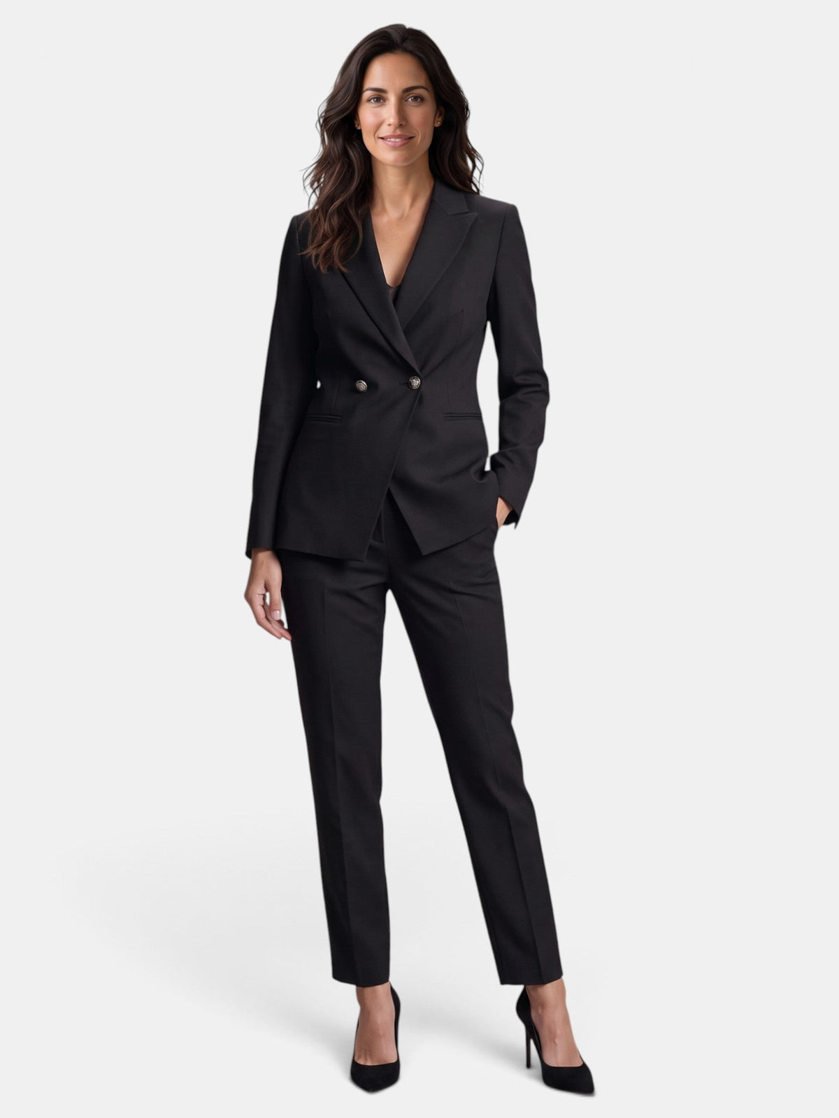 Traje Mujer Oficina Pantalón Recto