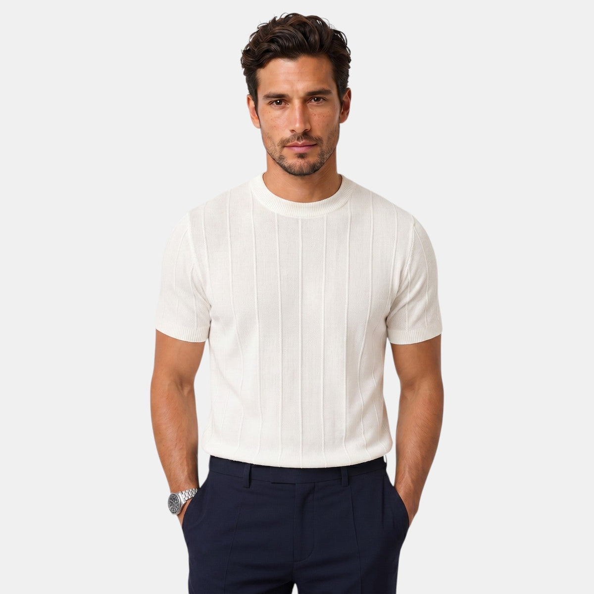 Camiseta Hombre Premium Slim Fit – Ligera y Fresca