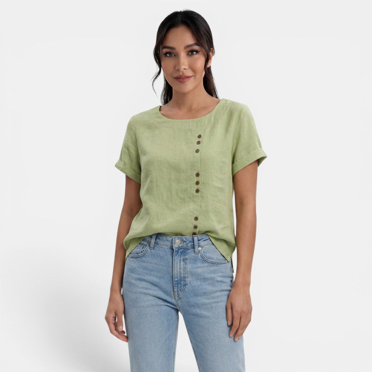 Camiseta Mujer Algodón Manga Corta