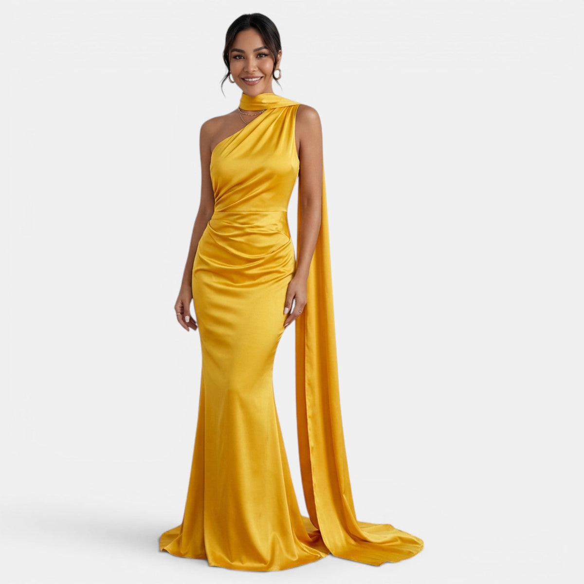 Vestido Largo Mujer Halter Elegante