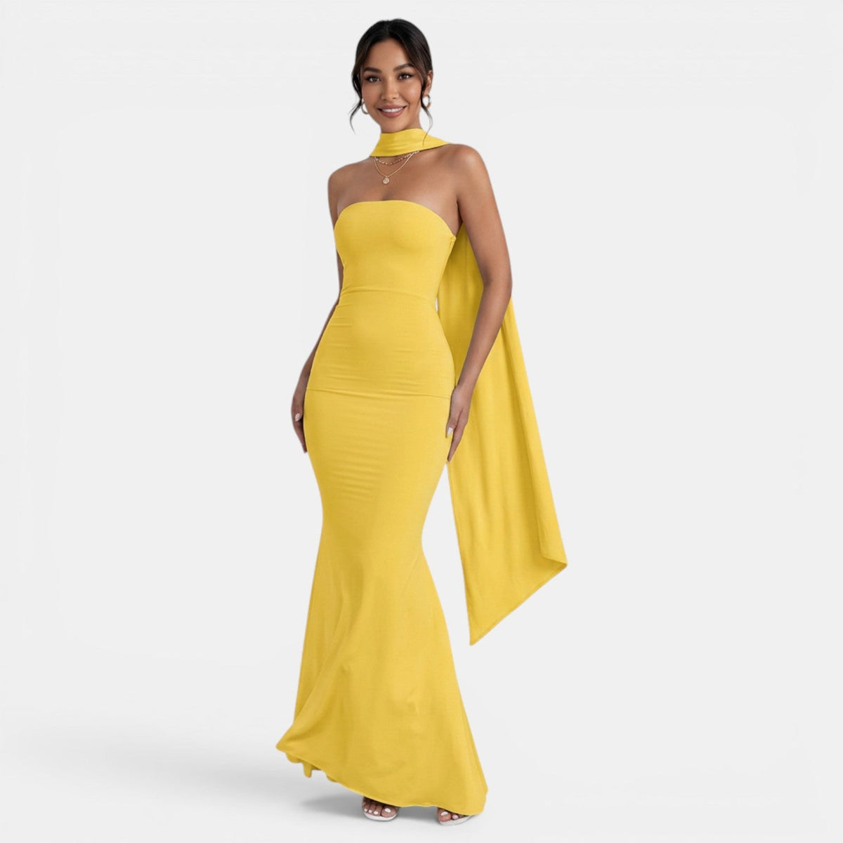 Vestido Largo Mujer Fiesta Halter