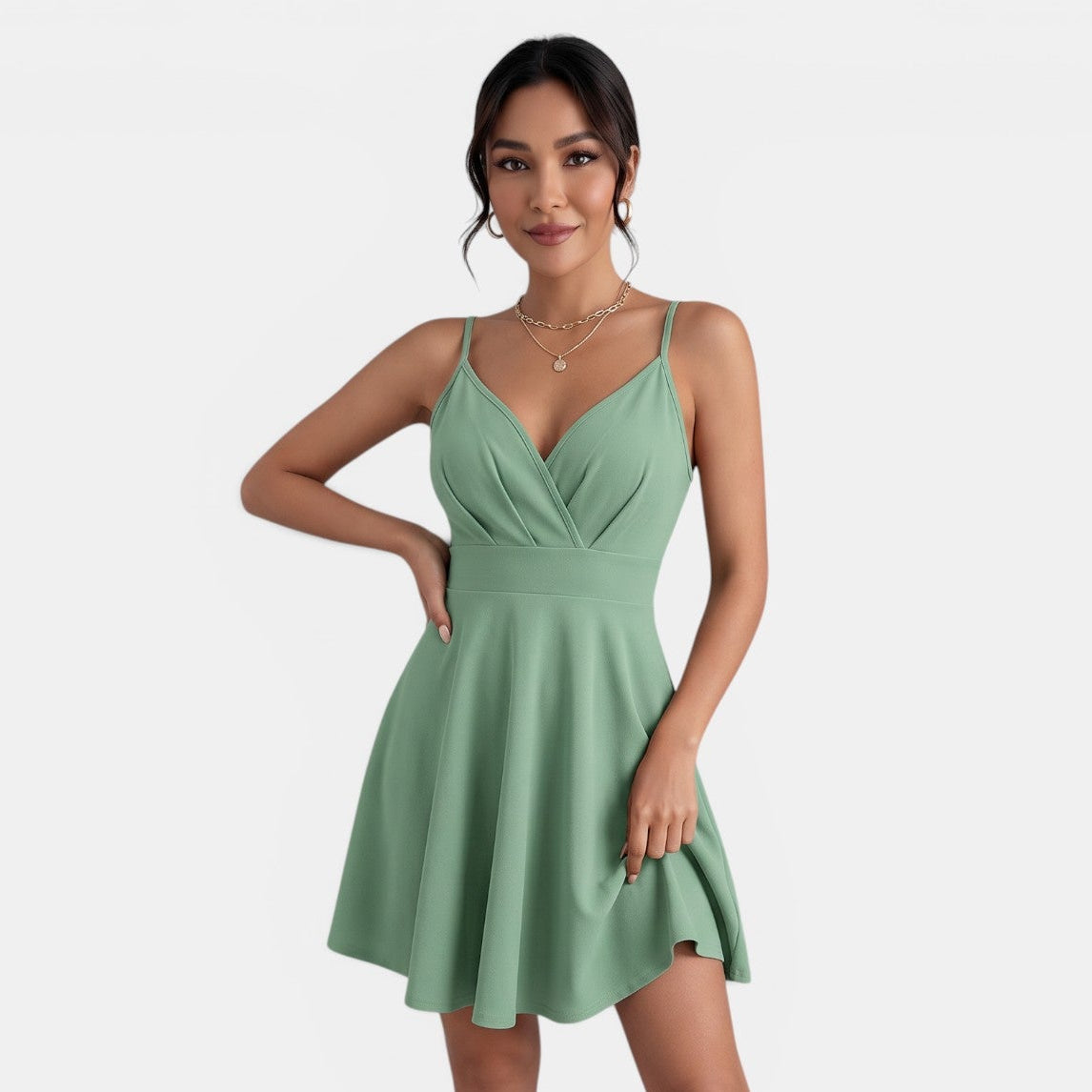 Vestido Midi Floral Mujer Verano