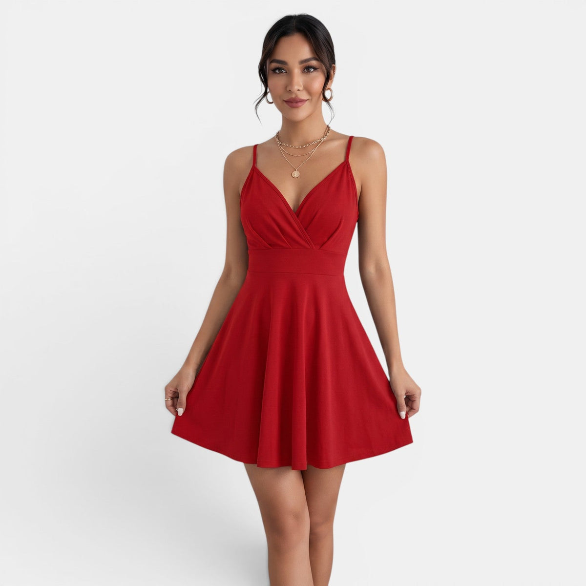 Vestido Midi Floral Mujer Verano