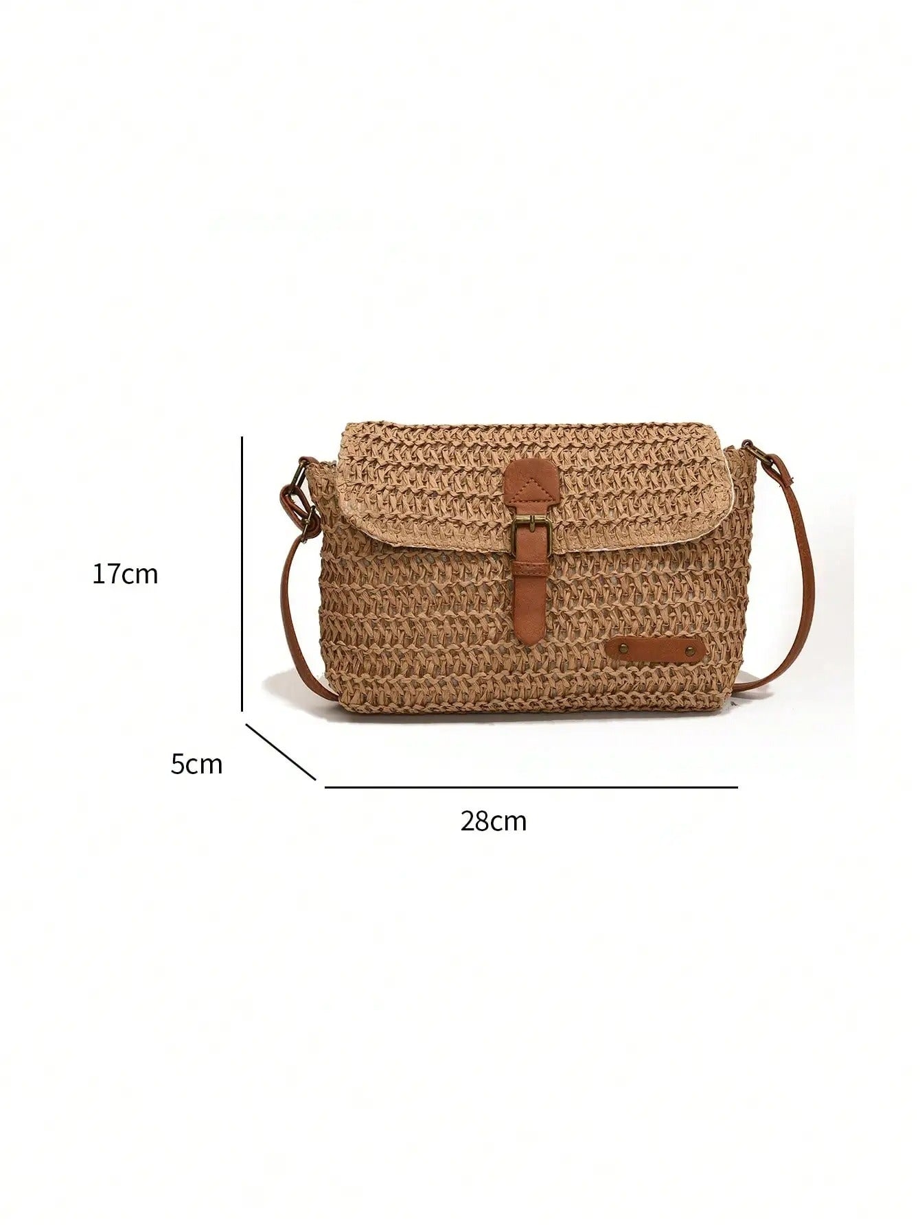 Mila | Bolso Cruzado de Rafia