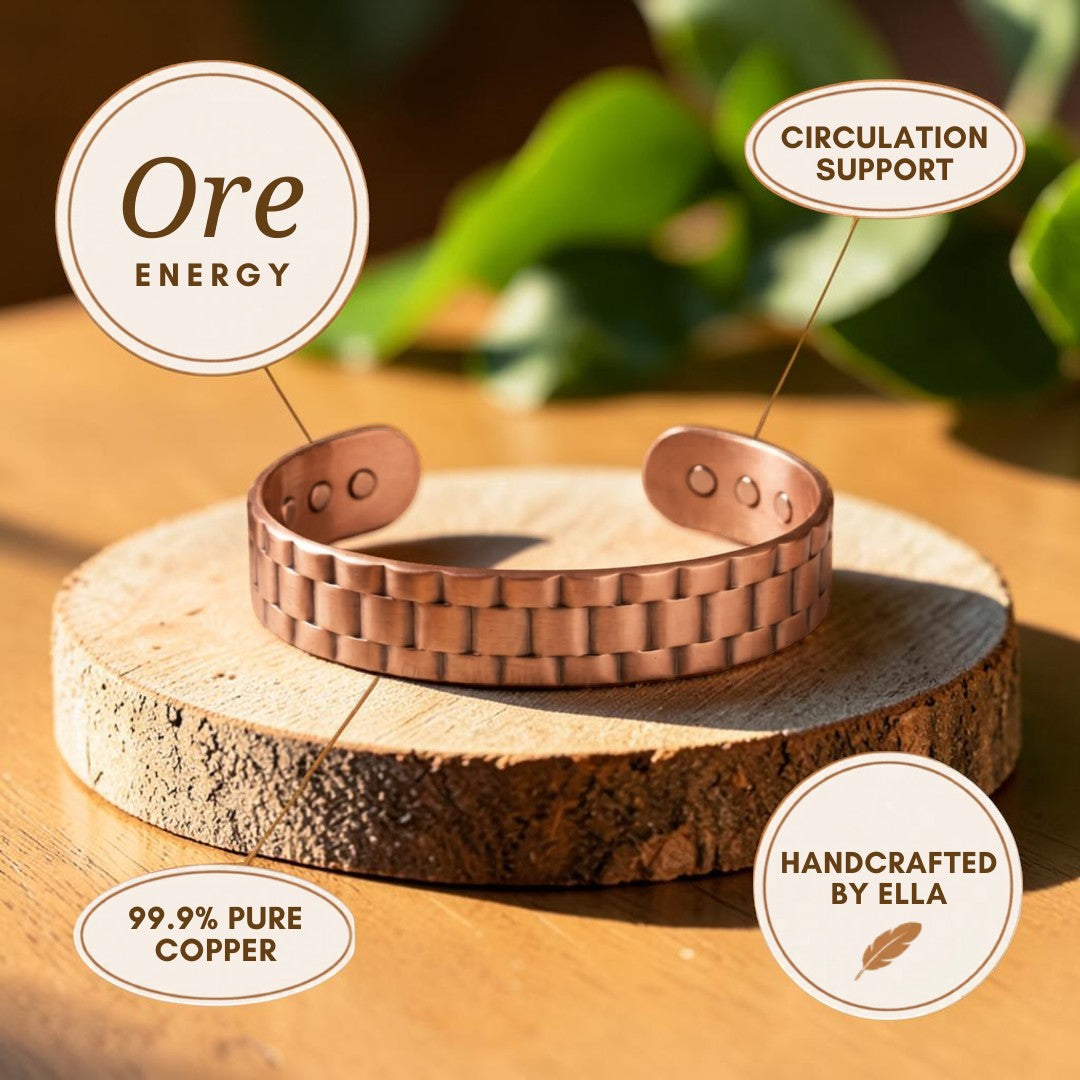 Pulsera Hombre Mineral de Cobre
