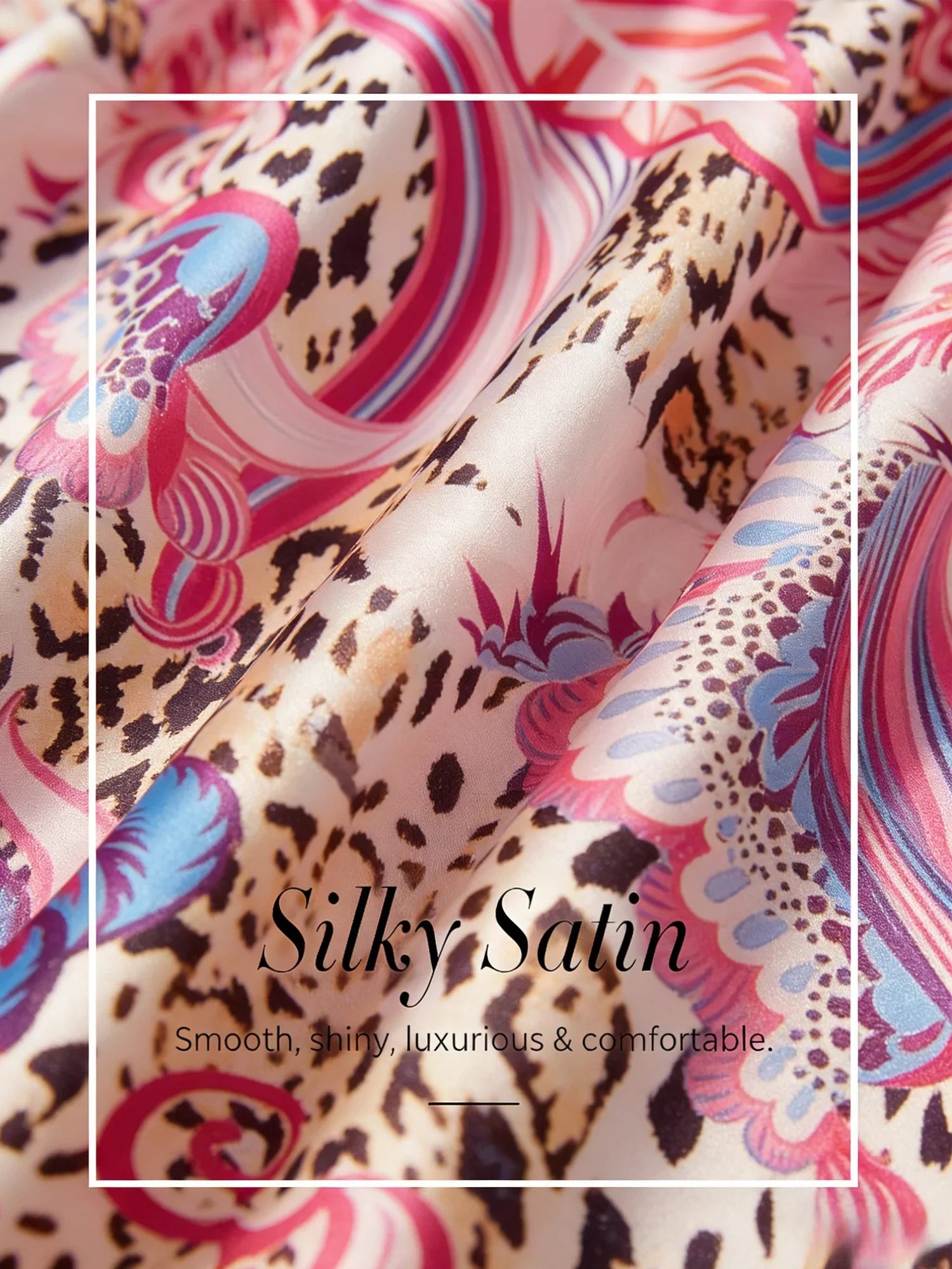 Malva | Pantalón Palazzo de Satén