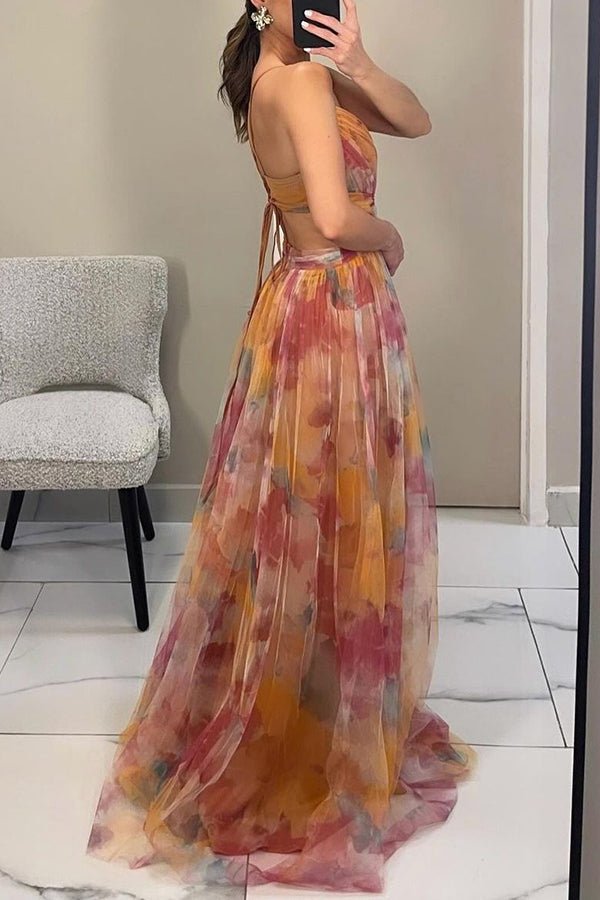 Vestido Largo Floral Elegante para Mujer - Ideal para Verano