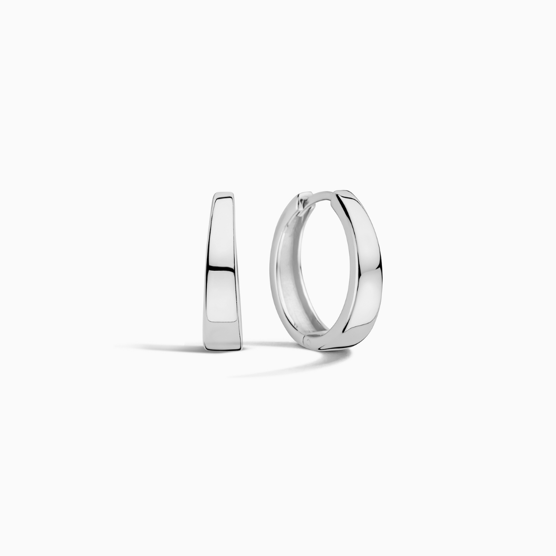 Pendientes Aro Gia Oro Blanco