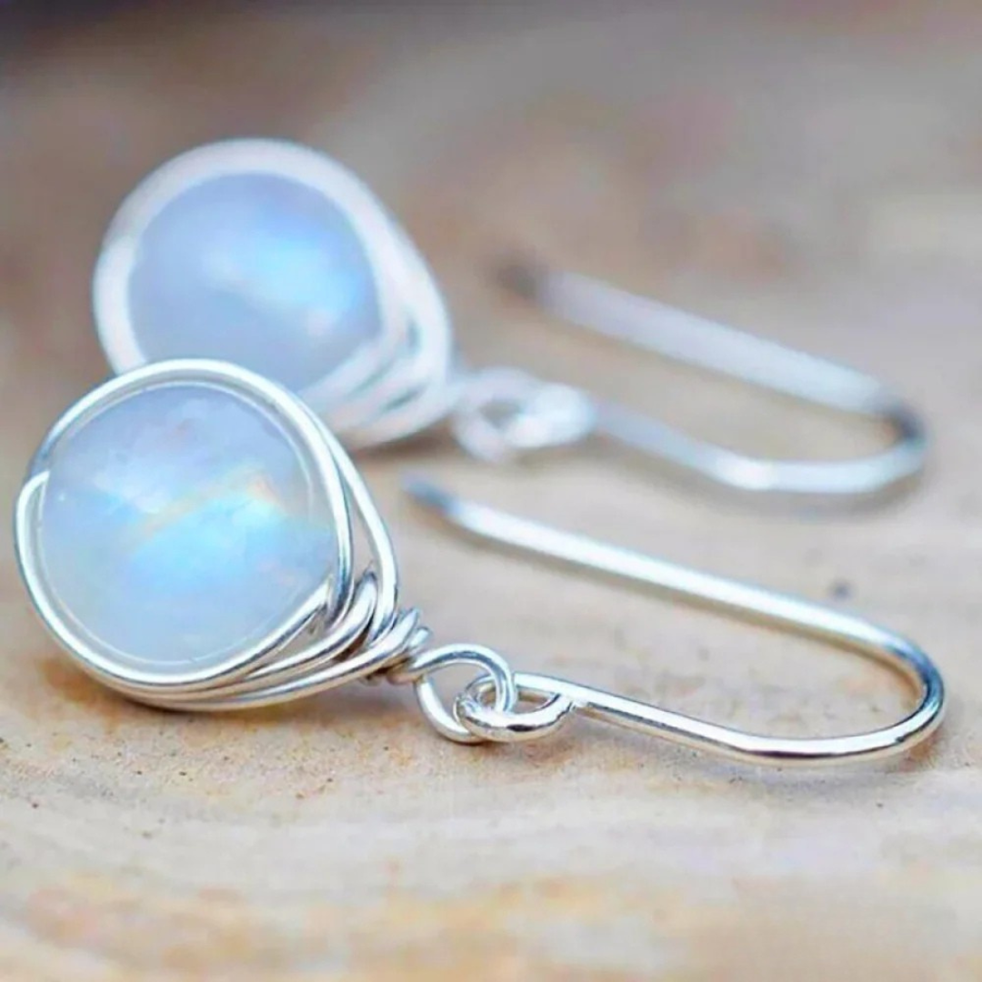 Pendientes Atemporales Piedra de Luna