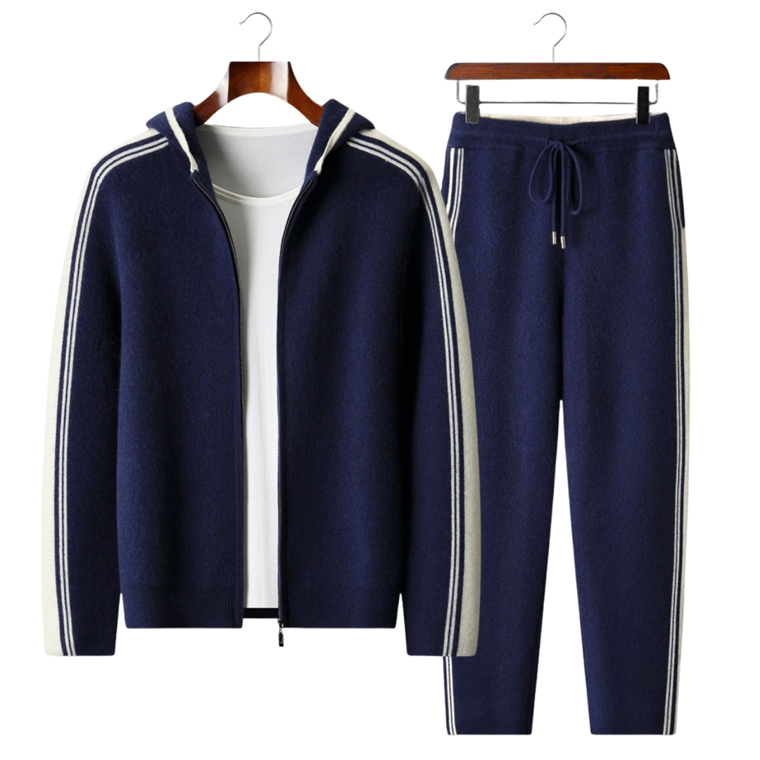 Chándal Hombre Premium 100% Cashmere Damien – Conjunto Elegante