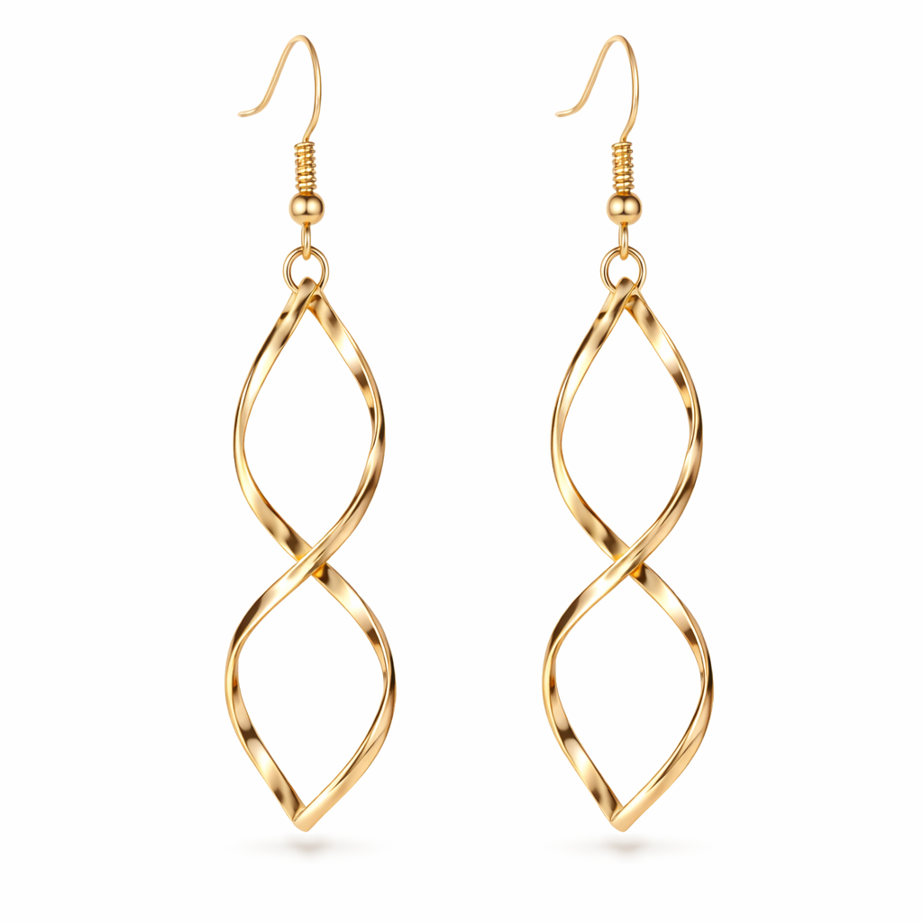 Pendientes Colgantes Espiral