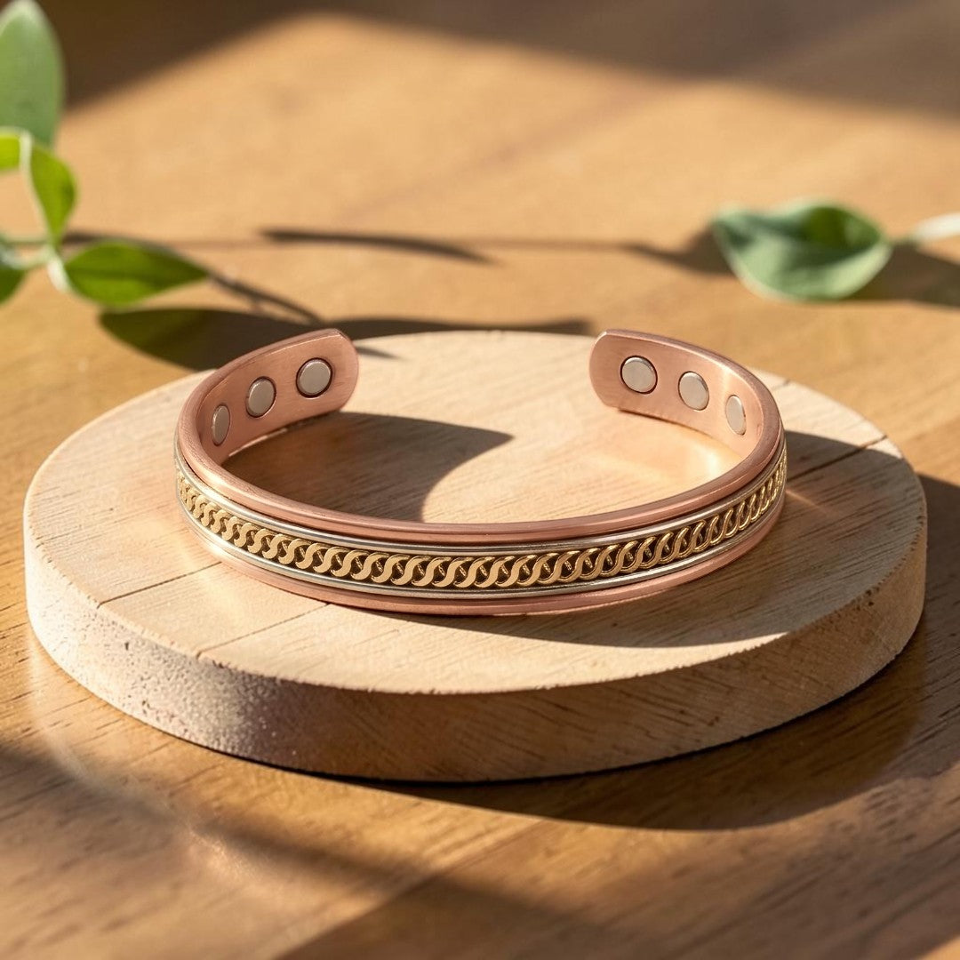 Pulsera Flor Nocturna de Cobre