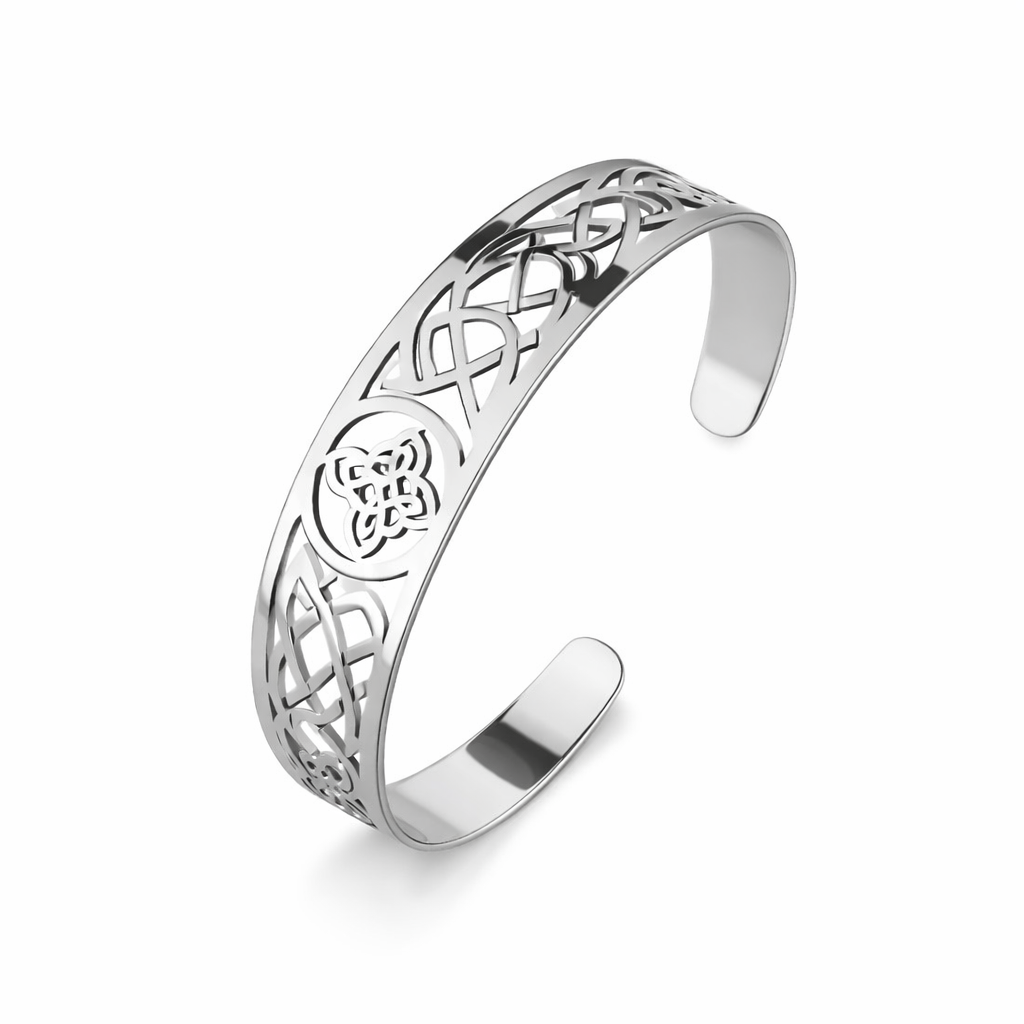Pulsera Calada Abierta Plata