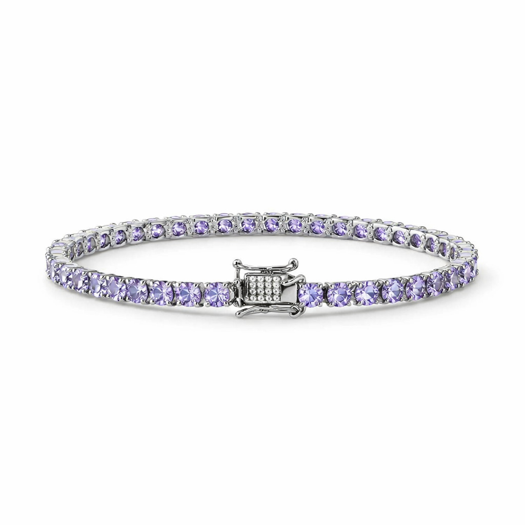 Pulsera Tenis Amatista