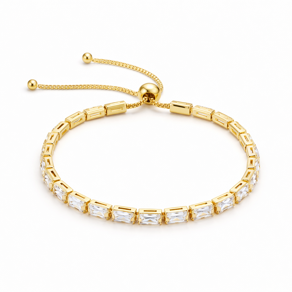 Pulsera Tenis Horizonte Oro