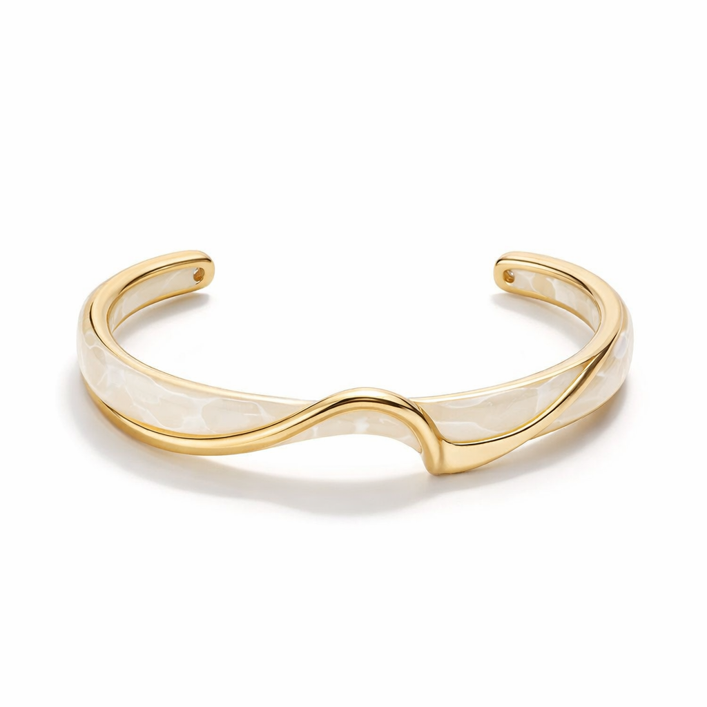 Pulsera Ópalo Brillo Dorado